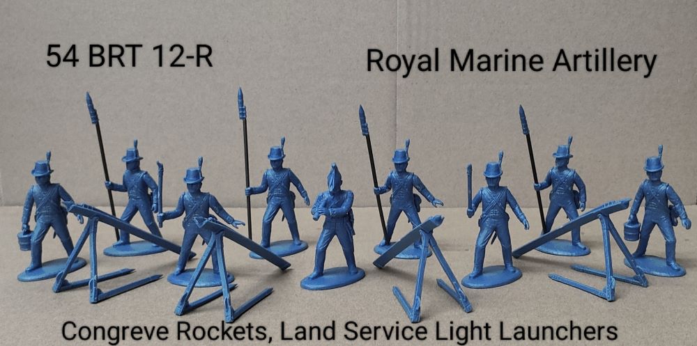 54 BRT 12-R Royal Marine Artillery Rockets Section